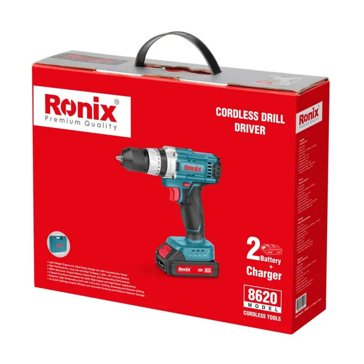 دریل پیچ گوشتی رونیکس مدل شارژی کد 8620