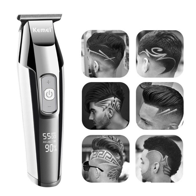 ماشین اصلاح موی صورت کیمی مدل KM-5027 با تیغه تیتانیوم پیشرفته، باتری قابل شارژ با 240 دقیقه مدت استفاده، قابلیت اصلاح خشک و مرطوب، تنظیم طول اصلاح از 0.1 تا 3 میلیمتر و طراحی ارگونومیک کمصدا
