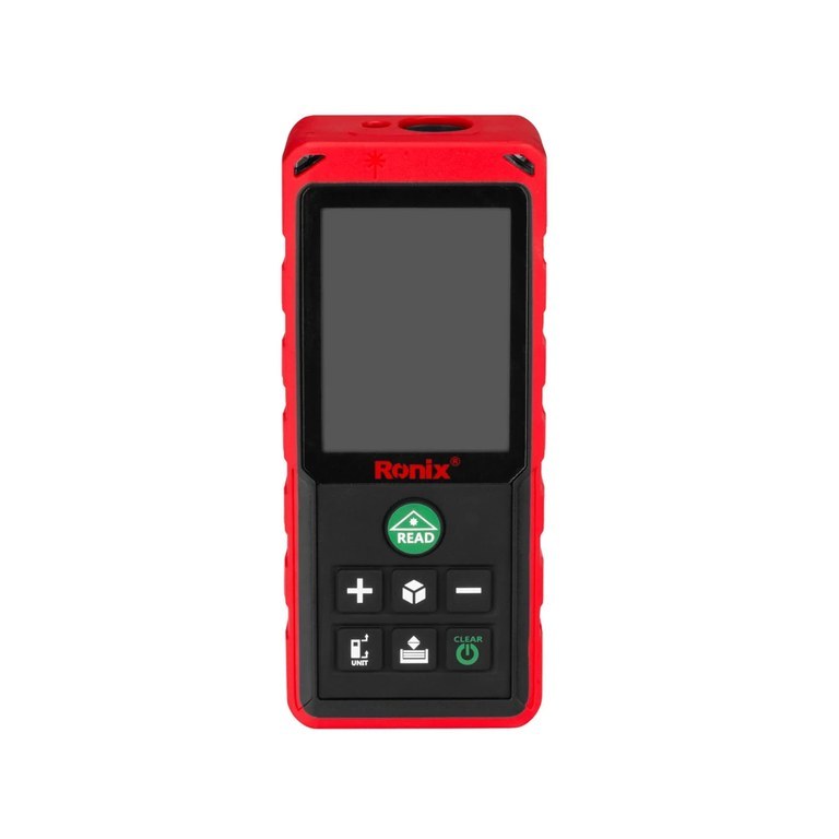 متر لیزری 50 متری نور سبز رونیکس مدل RH-9351G متر لیزری رونیکس 50 متری مدل 9351g با لوازم