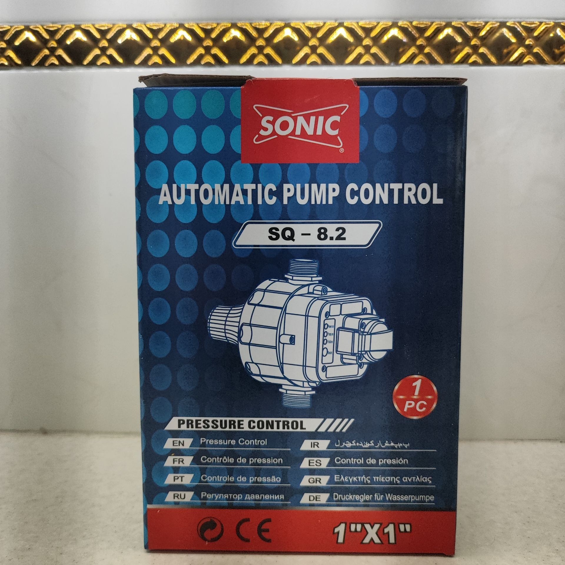 کلید کنترل اتوماتیک پمپ ست کنترل کابل دار سونیک sonic مدل SQ-8.2 با پیچ تنظیم و کابل مطابق تصاویر
