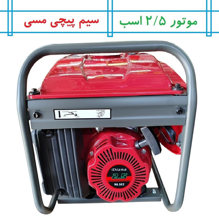 موتور برق دیانا 1.3 کیلو وات موتور ژنراتور برق دیانا مدل DN-1600 سیم پیچی تمام مس ارسال سراسر کشور (پس کرایه)