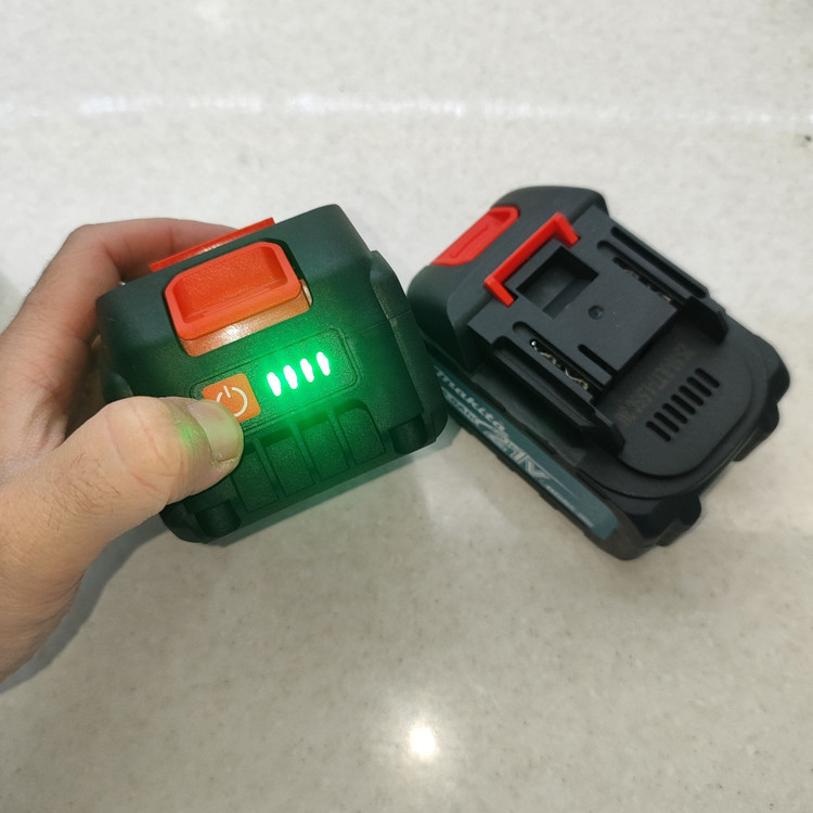 بکس شارژی حرفه ای ماکیتا 21 ولت دو باتری موتور براشلس ماکیتا مدل M21-1200N با لوازم کامل مطابق تصاویر