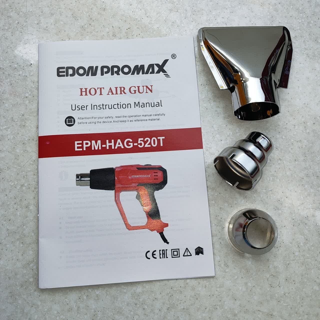 سشوار ادون پرو مکس 2000 وات صنعتی مدل EPM-HAG-520T ادون پرومکس همراه لوازم جانبی کامل