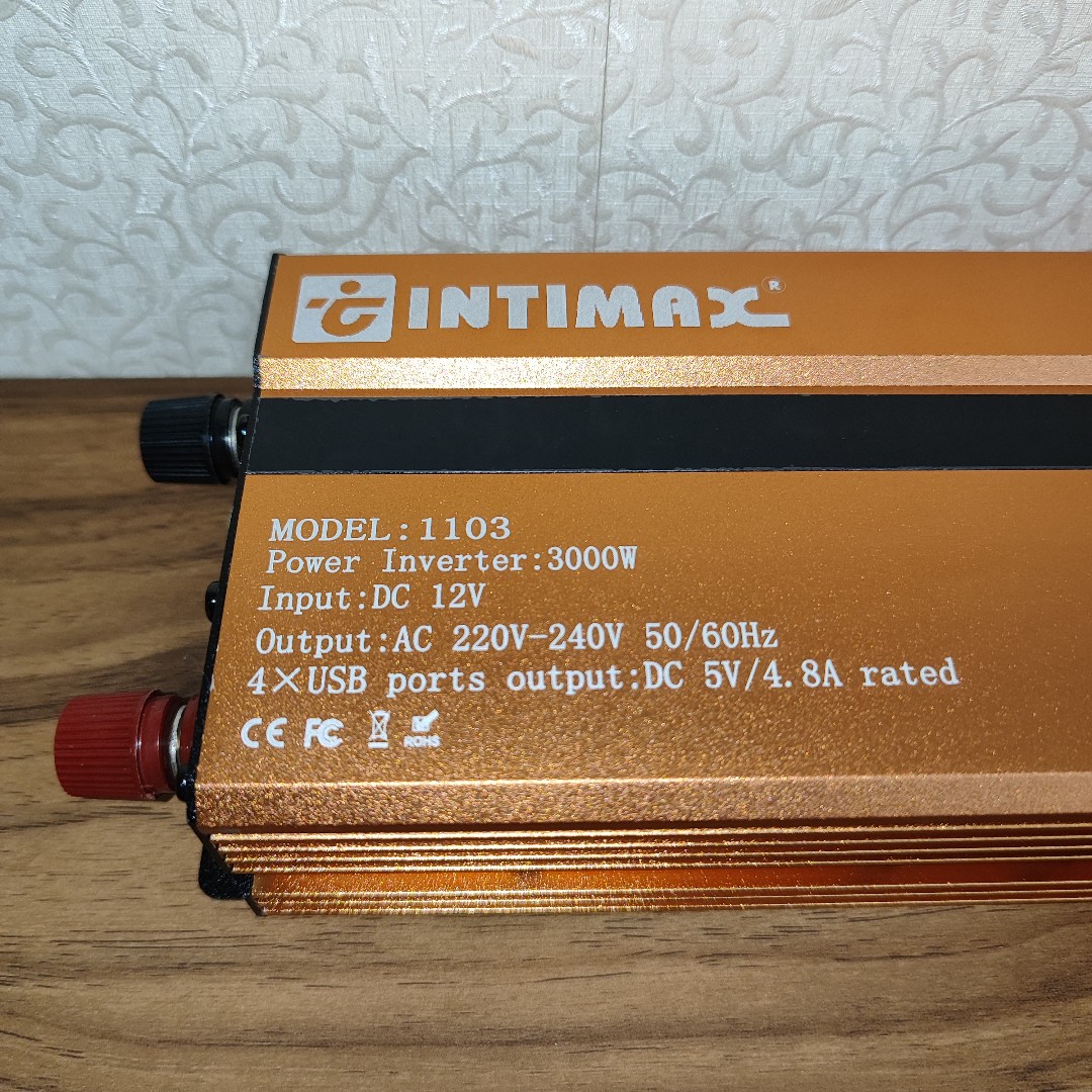 مبدل برق (کانورتر) اینورتر اینتی مکس اینورتر 12 به 220 ولت 3000 وات اینتیمکس INTIMAX مدل 1103 تحت لیسانس ژاپن
