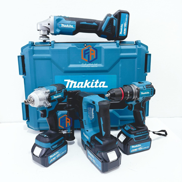 پک چهار قلوی ماکیتا 4 باتری مدل makita88
