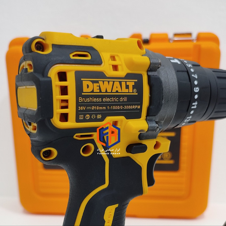 دریل شارژی موتور براشلس دیوالت 36 ولت مدل Dewalt 36V Brushless