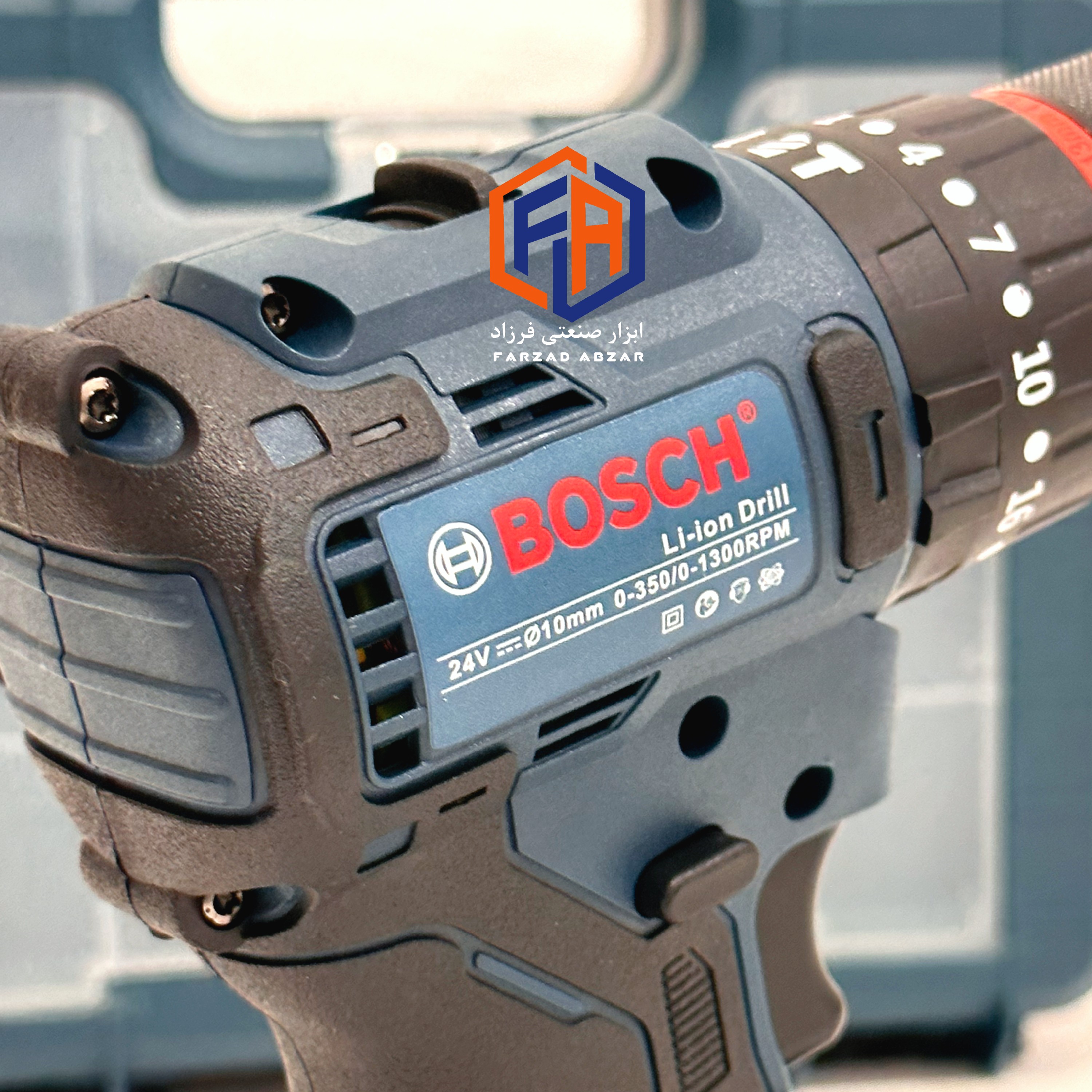 دریل شارژی موتور براشلس بوش 24 ولت سه نظام فلزی مدل BOSCH-13