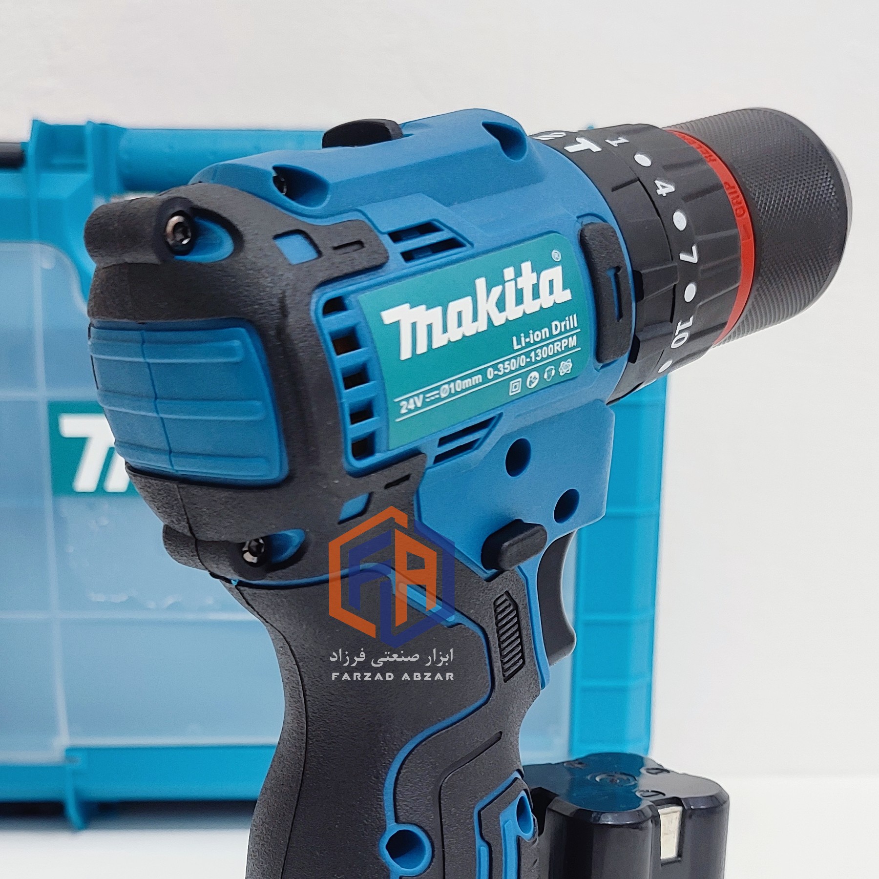 دریل شارژی ماکیتا موتور براشلس سه نظام فلزی مدل MAKITA BRUSHLESS-24V