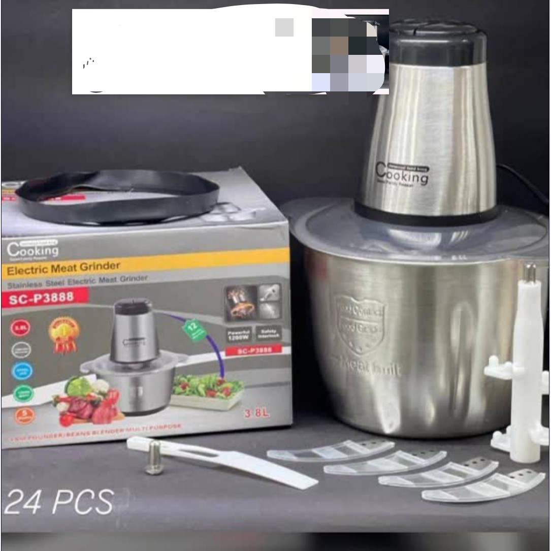 خردکن 3 /8لیتری استیل مارک کوکینگ 4تیغه 1500وات