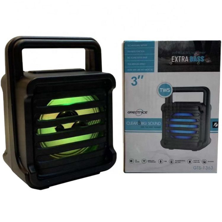 اسپیکر بلوتوثی شارژی مدل GTS 1363