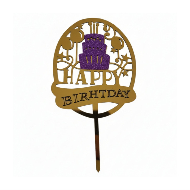 تاپر مدل کیک تولد happy birthday