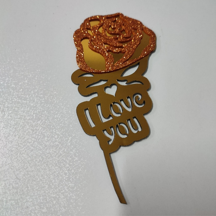 تاپر مدل گل رز i love you