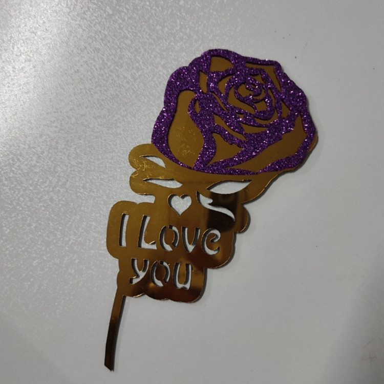 تاپر مدل گل رز i love you