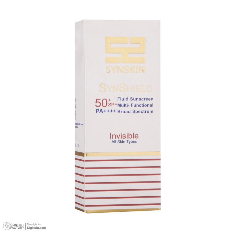 فلوئید ضدآفتاب بیرنگ ساین اسکین SPF50 سری Invisible مناسب انواع پوست، حجم 50 میلیلیتر