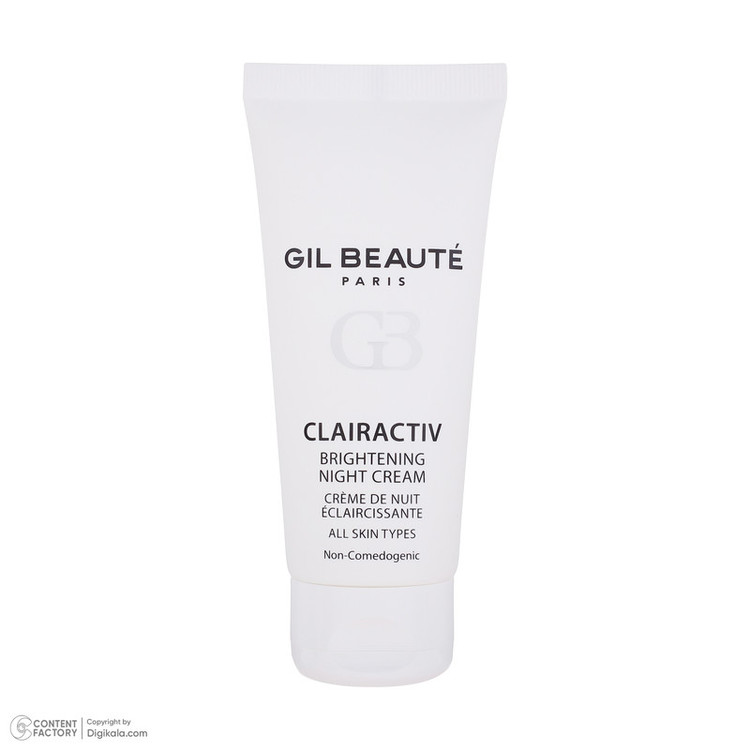 کرم روشن کننده ژیل بوته مدل ClairActive Night حجم 40 میلی لیتر
