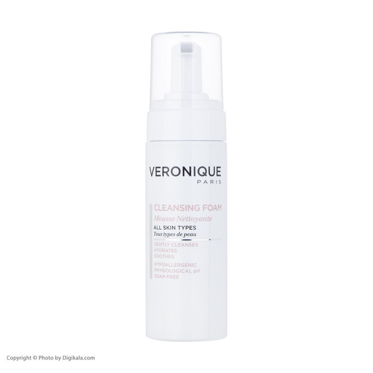 فوم شستشو صورت ورونیک مدل Hypoallergenic حجم 150 میلی لیتر