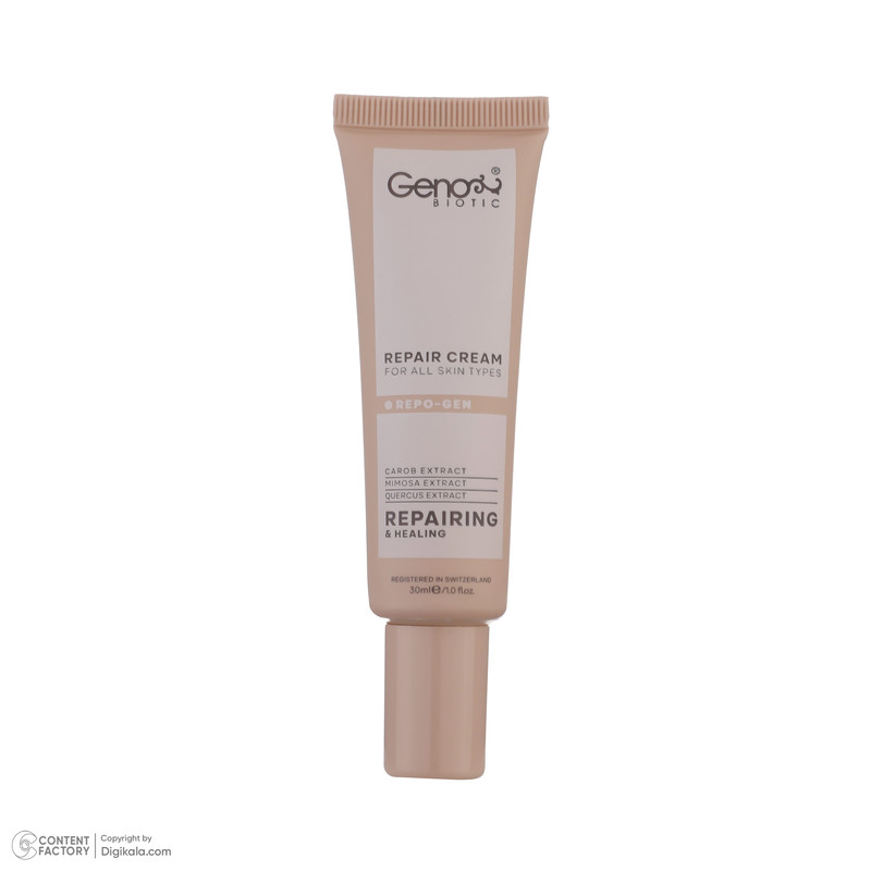 کرم ترمیم کننده ژنوبایوتیک مدل Repo-Gen حجم 30 میلی لیتر