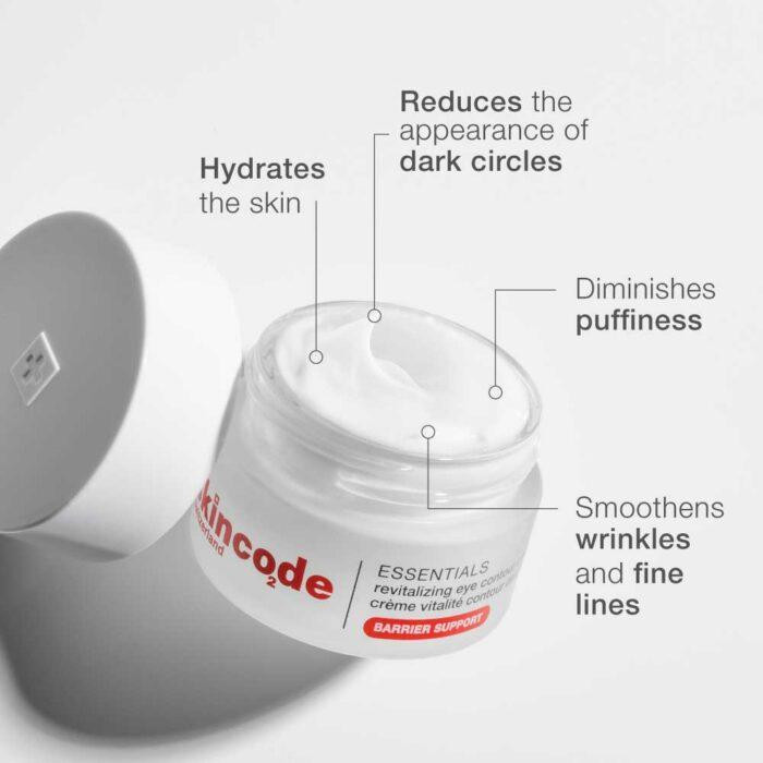 کرم دور چشم اسکین کد سری Essentials مدل revitalizing حجم ۱۵ میلی لیتر
