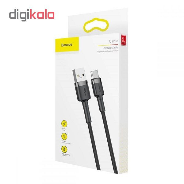 کابل تبدیل USB به USB-C باسئوس مدل CATKLF-CG1 Cafule طول 2 متر