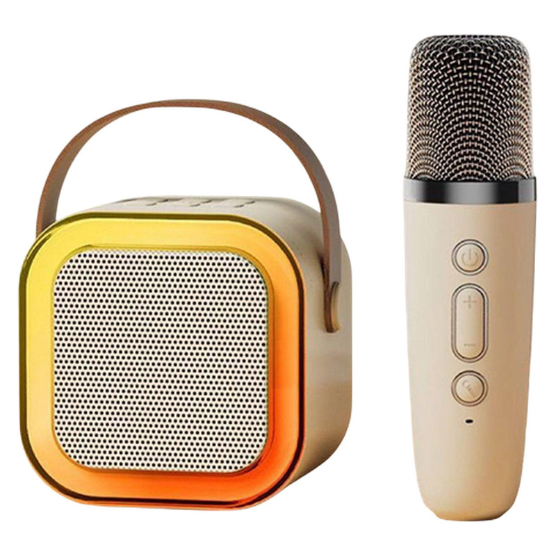 اسپیکر بلوتوثی قابل حمل مدل KARAOKE به همراه میکروفن