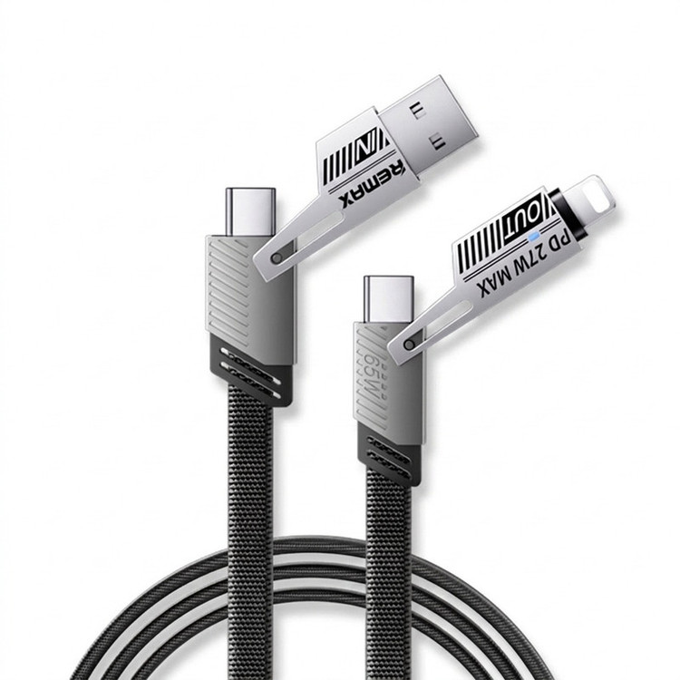 کابل تبدیل USB-C / USB به USB-C / لایتنینگ ریمکس مدل RC-C189 طول 1 متر