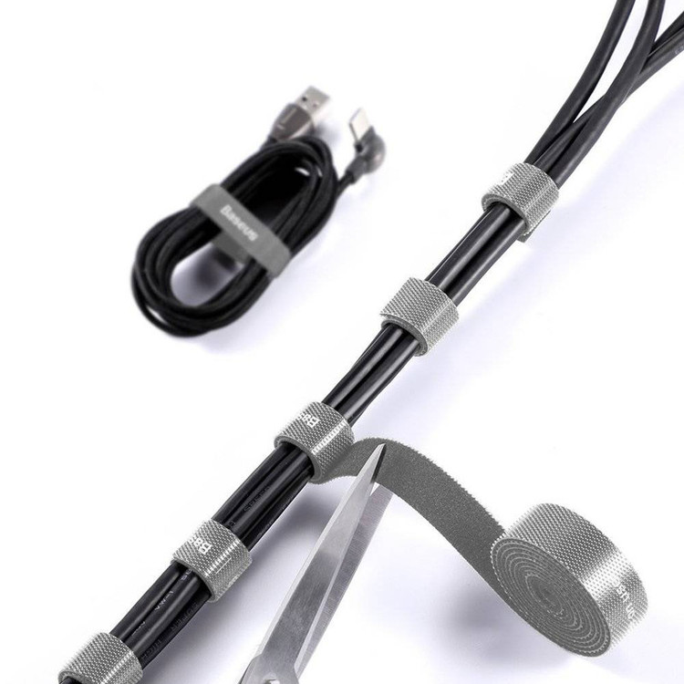 نگهدارنده کابل باسئوس مدل Velcro Strap ACMGT طول 3 متر