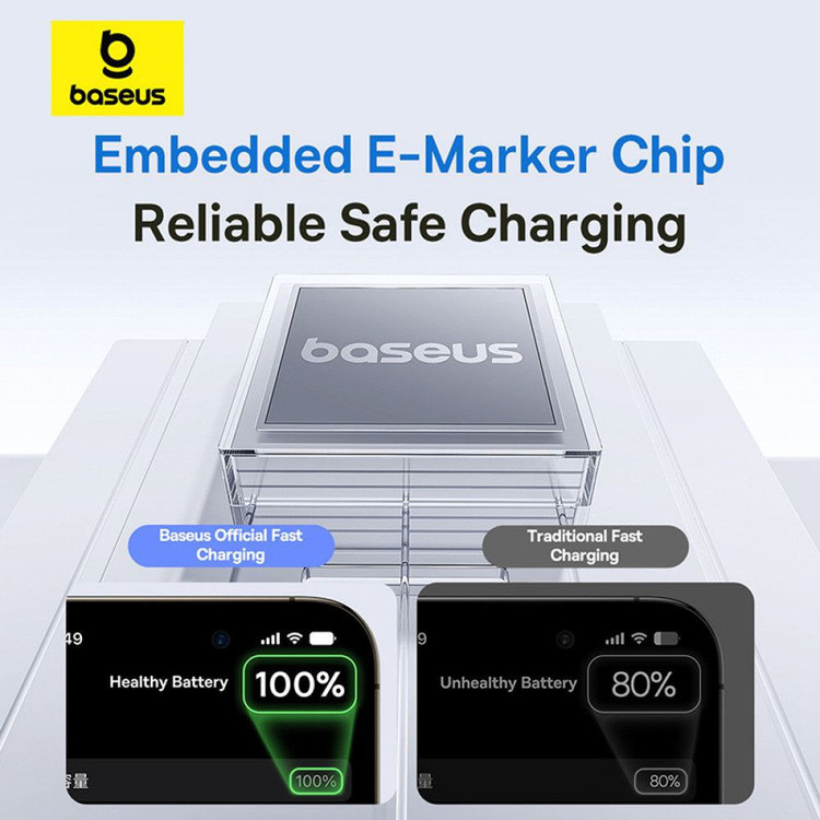 کابل تبدیل USB-C بیسوس مدل Display 2 Fast Charging طول 2 متر