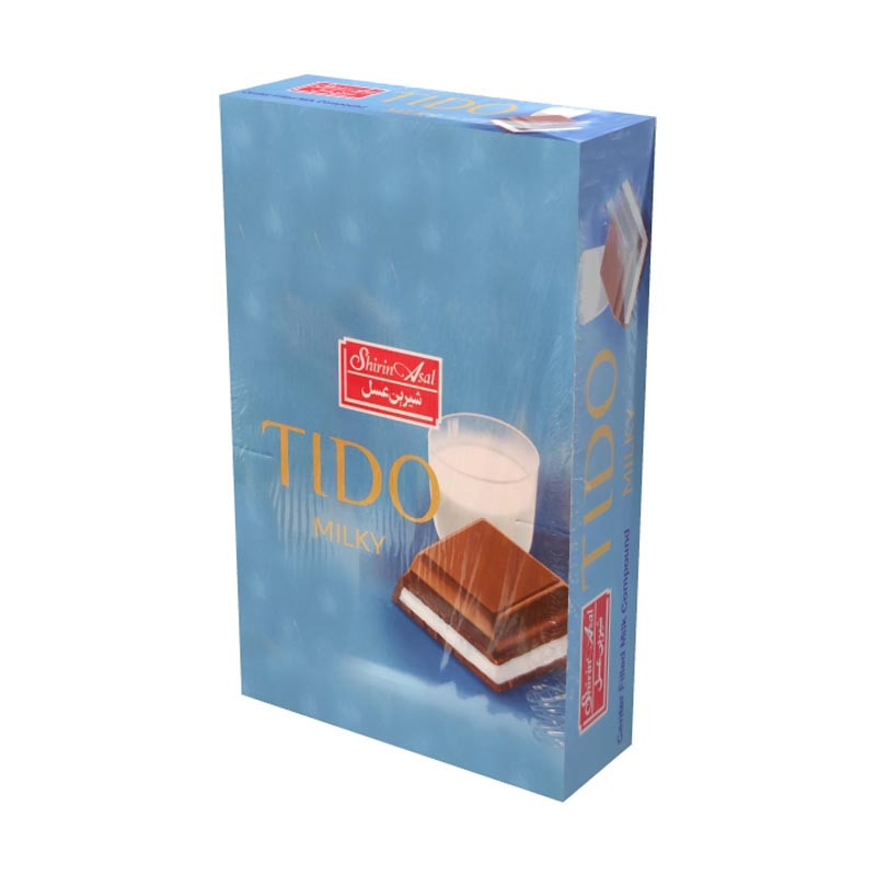 شکلات کاکائو شیری تیدو شیرین عسل - 7 گرم بسته 50 عددی