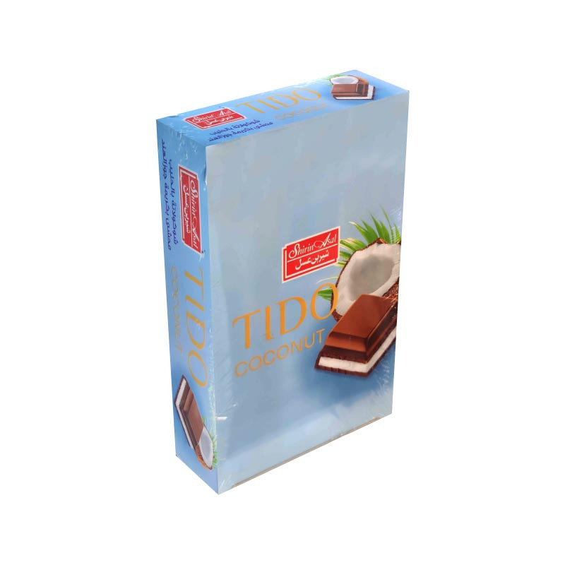شکلات کاکائو نارگیلی تیدو شیرین عسل - 7 گرم سبته 50 عددی