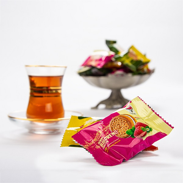 بیسکویت کرمدار با طعم میوه بیس اورنو آدرین - 350 گرم