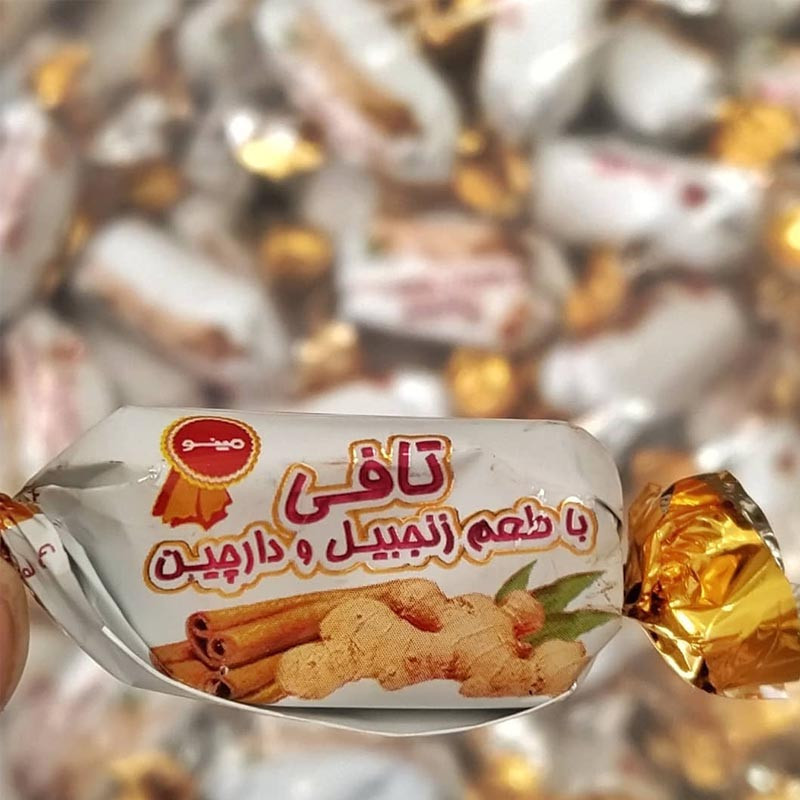 شکلات تافی دارچین و زنجبیل مینو - 500 گرم