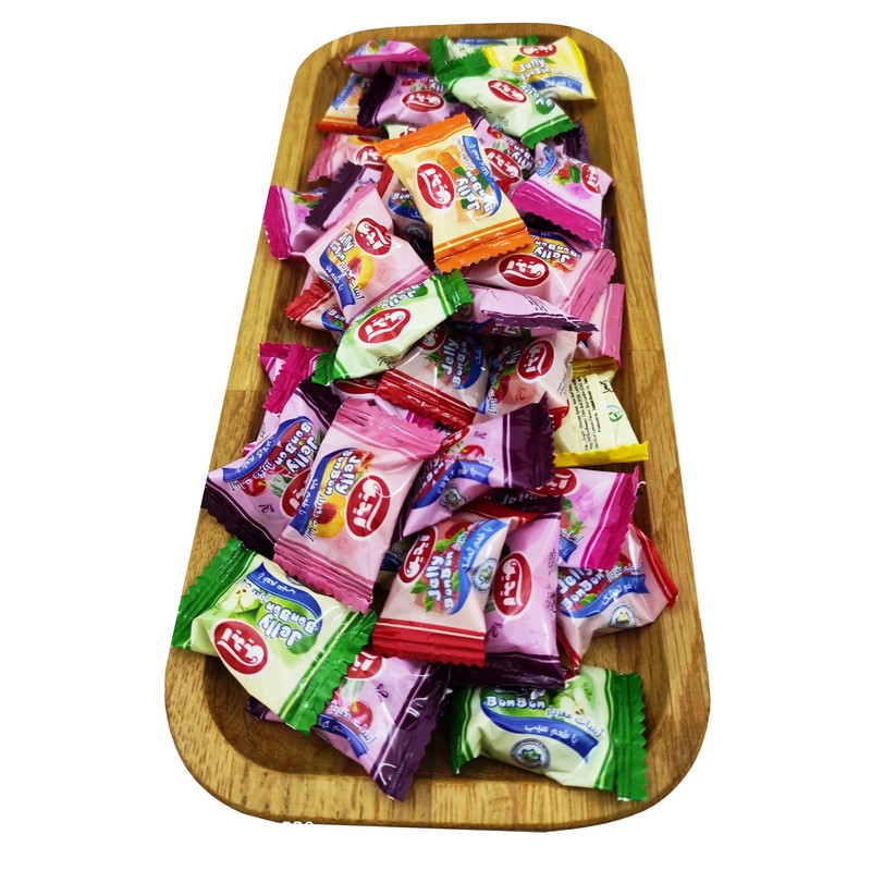 آبنبات با طعم میوه و مغز پاستیل آیدین - 500 گرم