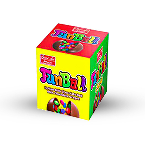 اسمارتیز با شکلات توپی فان بال شیرین عسل - 30 گرم بسته 24 عددی