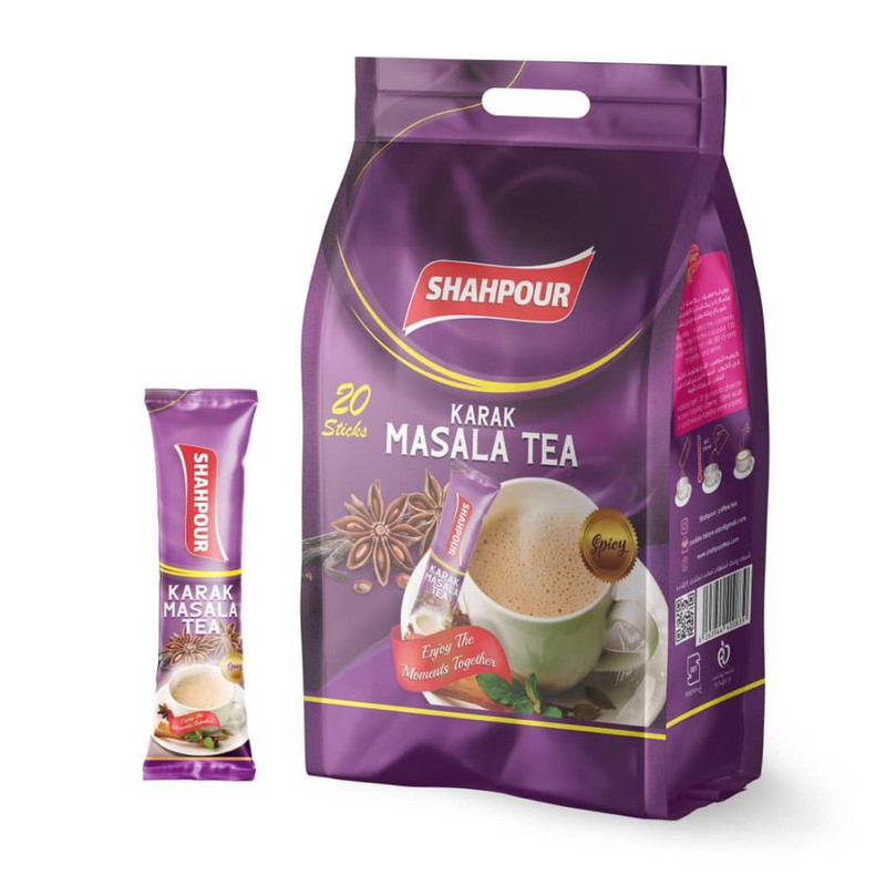 چای ماسالا شاهپور بسته 20 عددی