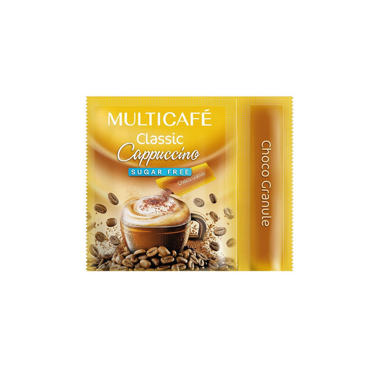 کاپوچینو بدون شکر مولتی کافه - 15 گرم بسته 20 عددی