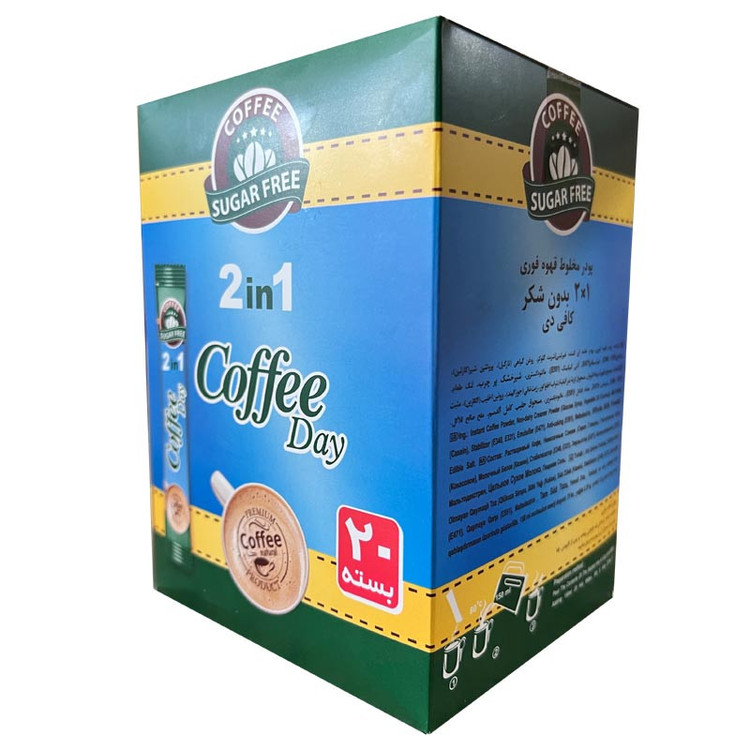 کافی میکس 2*1 بدون شکر آیدین - 350 گرم بسته 20 عددی