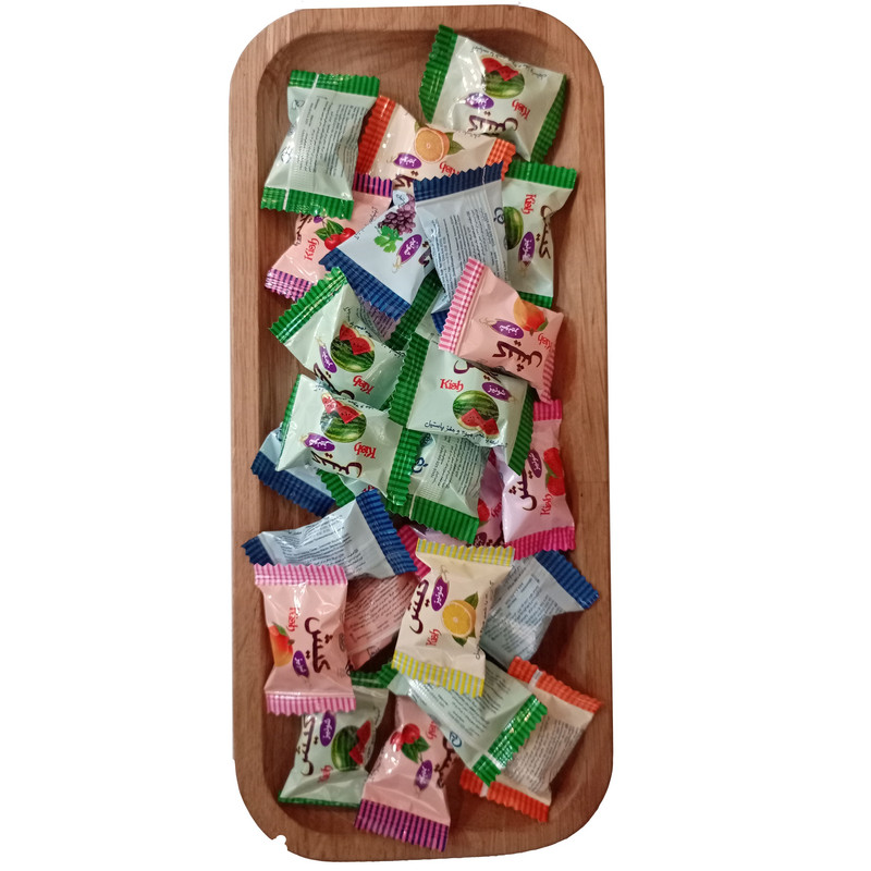آبنبات با طعم میوه و مغز پاستیل شونیز - 500 گرم