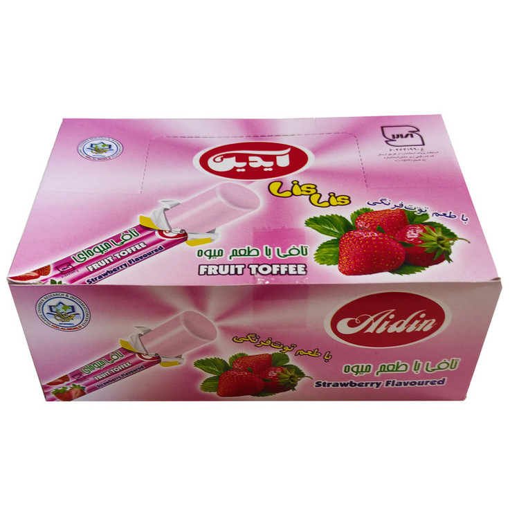 تافی توت فرنگی آیدین - 470 گرم بسته 2 عددی