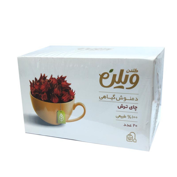 دمنوش گیاهی چای ترش گلدن ویلن بسته 20 عددی
