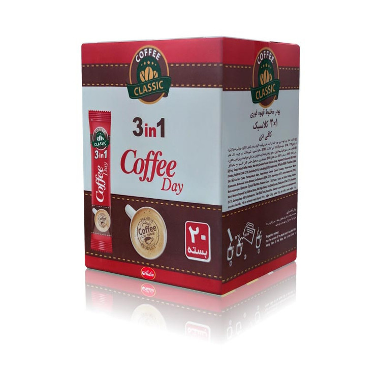 کافی میکس 3*1 کلاسیک کافی دی آیدین بسته 20 عددی