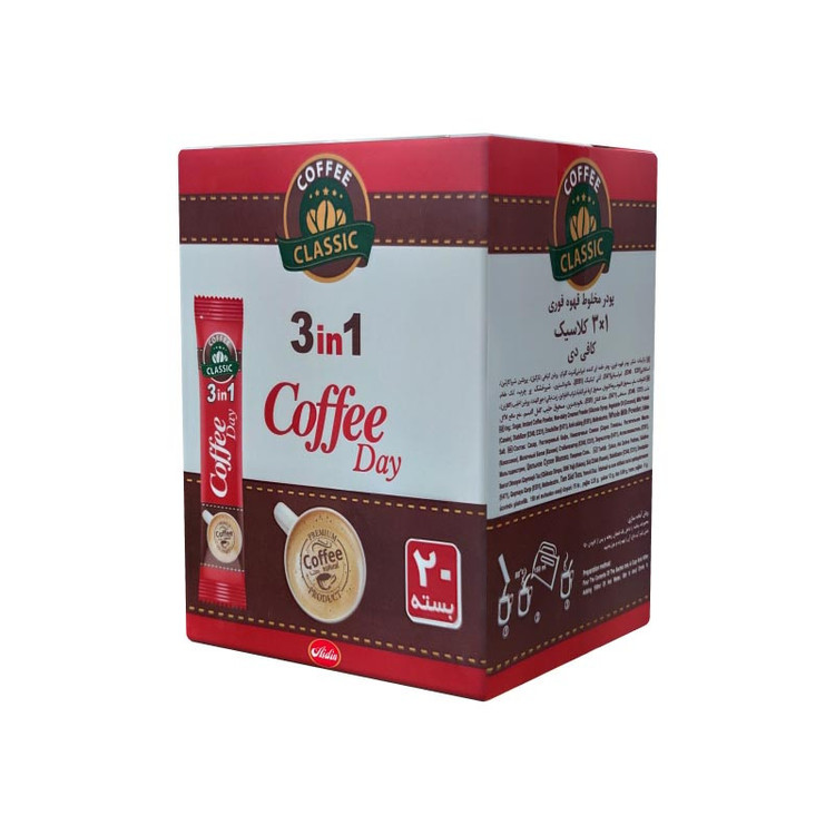 کافی میکس 3*1 کلاسیک کافی دی آیدین بسته 20 عددی