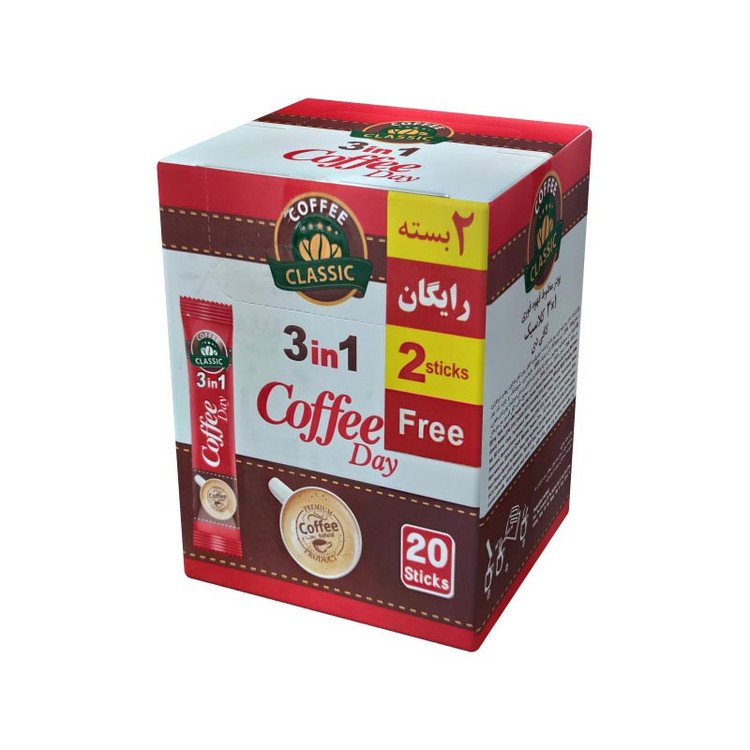 کافی میکس 3*1 کلاسیک کافی دی آیدین بسته 20 عددی