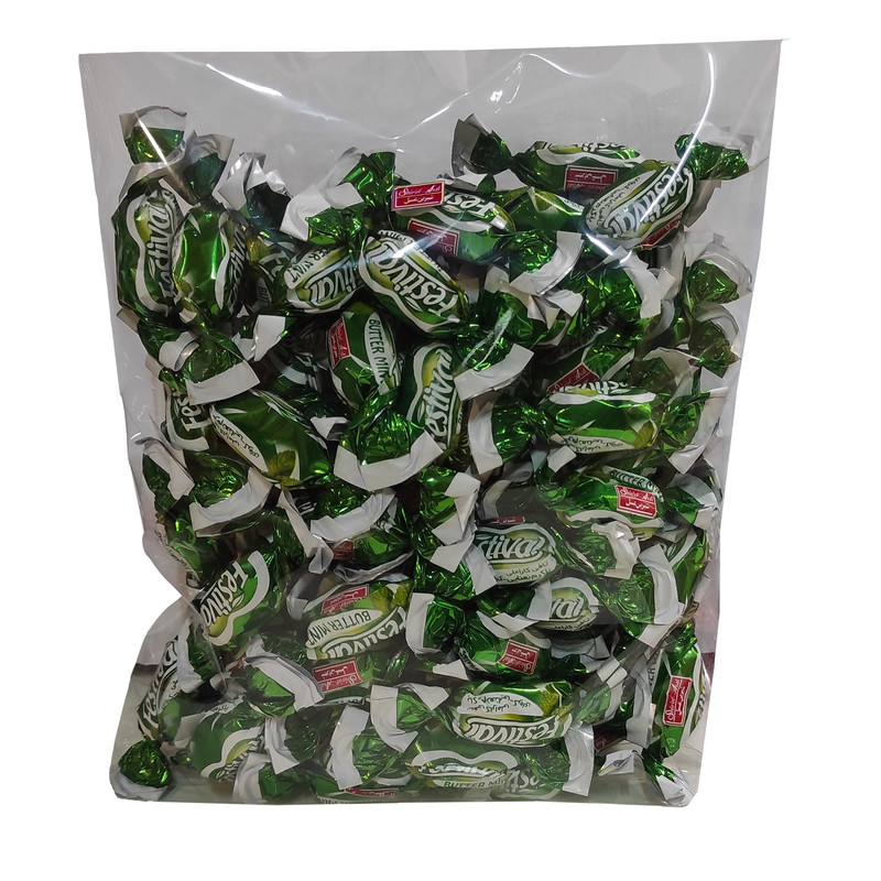 تافی کاراملی با کرم نعنایی و کره ای فستیوال شیرین عسل - 500 گرم