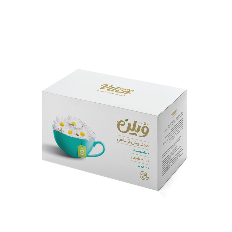 دمنوش گیاهی بابونه گلدن ویلن بسته 20 عددی