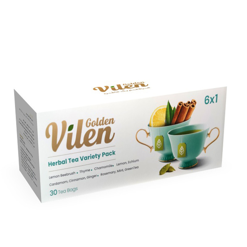 بسته ترکیبی دمنوش گیاهی 1x6 گلدن ویلن بسته 30 عددی