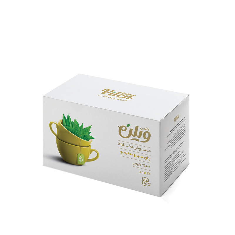 چای سبز و به لیمو گلدن ویلن بسته 20 عددی