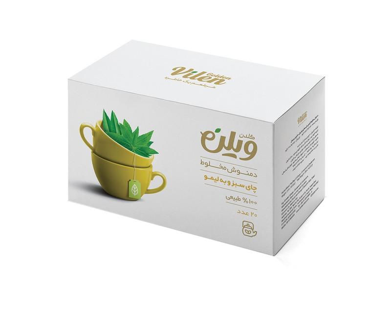 چای سبز و به لیمو گلدن ویلن بسته 20 عددی
