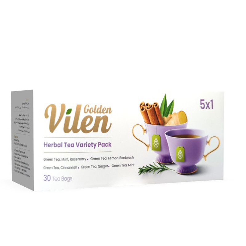 دمنوش گیاهی 1x5 گلدن ویلن بسته 30 عددی
