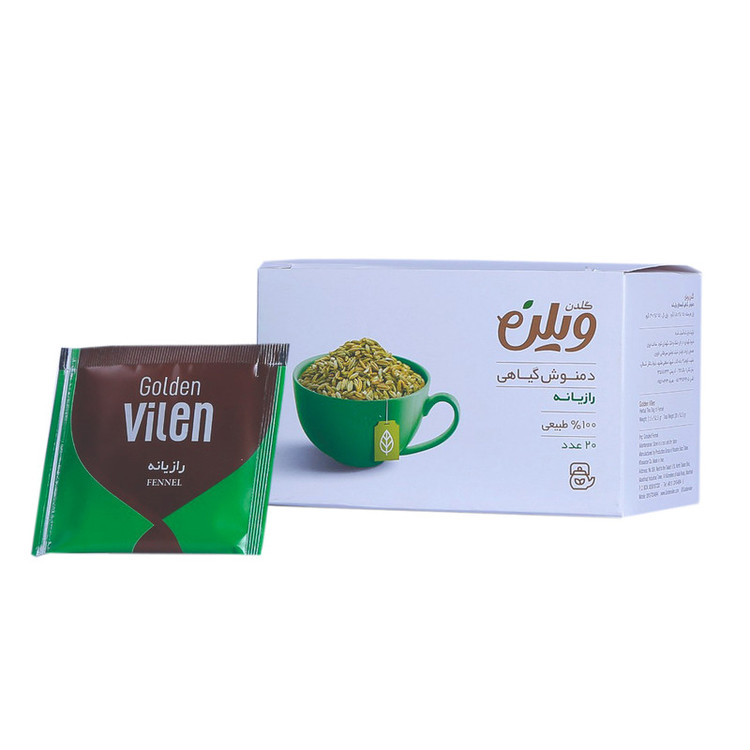 دمنوش گیاهی رازیانه گلدن ویلن بسته 20 عددی