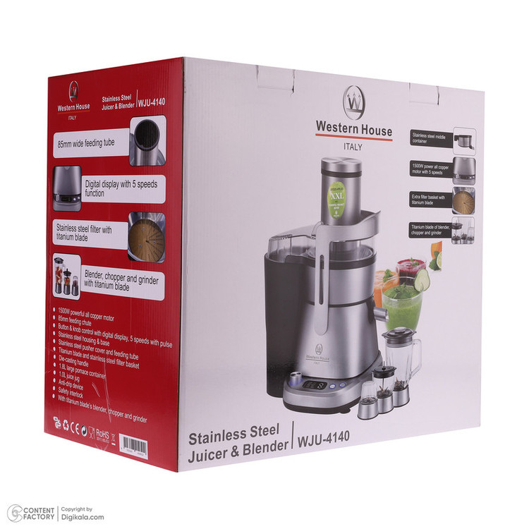 آبمیوه گیری وسترن هاوس مدل WJU-4140